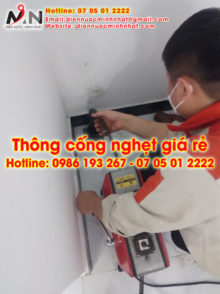 Thợ thông cống nghẹt tại TPHCM giá rẻ
