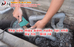 Thợ sửa máy bơm nước tại nhà