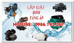 lắp đặt máy bơm tăng áp