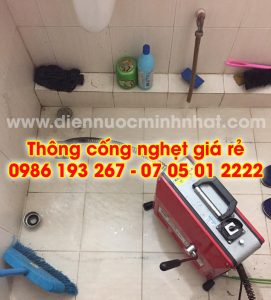 Thông tắc cống giá rẻ
