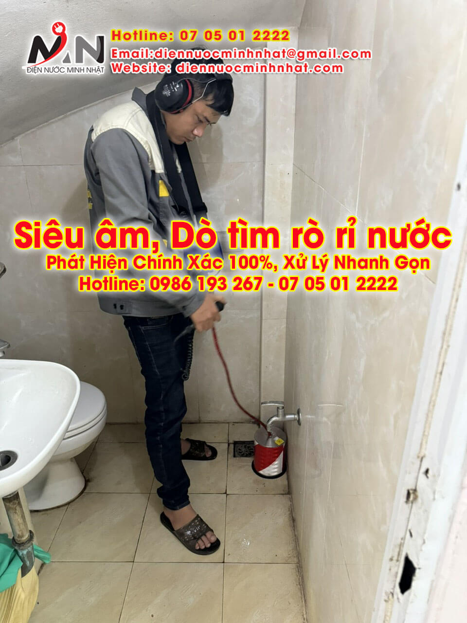 Dịch Vụ Dò Tìm Rò Nước Ở Bình Tân TPHCM - Chính Xác 99%, Không Đục Phá Lung Tung